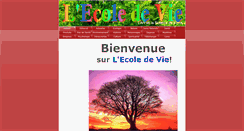 Desktop Screenshot of ecoledevie.fr